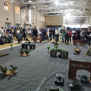 Соревнования г. Воронежа по танково-модельному спорту «Танковый биатлон»