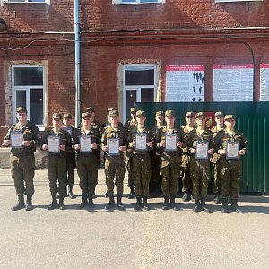 Военная кафедра ВГУ отметила лучших студентов 